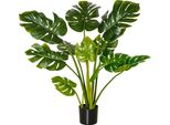 Fortuna Lai Pianta Artificiale Pianta Decorativa Da Interno 110 Cm In Vaso Di Plastica Facile Da Curare Per Interni Ed Esterni