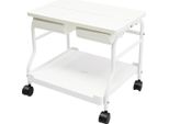 Carrello Per Pedicure - Carrello Da Salone - Portatile - Per Pedicure E Manicure - Per Pediluvio/Spa - Uso Commerciale - Richiede Assemblaggio - Bianco