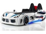 Letto A Forma Di Auto Bianca Letto Per Bambini Di Design Camera Da Letto Letto A Forma Di Auto Da Corsa In Legno