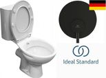 Ideal Standard | Wc Compatto Con Funzione Bidet - Nero - Meccanismo Di Scarico 3/6 L - Miscelatore Doccia Da Incasso