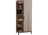 Esclusiva Libreria Beige Moderni Scaffali In Legno Eleganti Mobili In Legno
