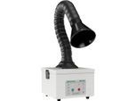 Aspiratore Di Fumi Portatile - Aspiratore Di Fumi Di Saldatura - 45 W - Filtro A 3 Stadi - Elevata Potenza Di Aspirazione - Per Incisione/Saldatura - Per Materiali Non Metallici - Bianco