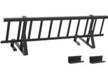 Vidaxl Pala Da Neve Per Tetto Nero 800 X 29,5 X 34,5 Cm Acciaio