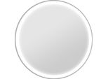 Specchio Da Bagno Fortuna Lai Con Illuminazione A Led, Ø 60 Cm Specchio Illuminato Con Funzione Touch, Funzione Memoria, Antiappannamento Con Cornice In Alluminio