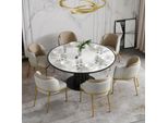 Fortuna Lai 6 St Sedia Moderna Con Gambe Oblique E Piedini Regolabili , Ideale Per La Casa, Uffici Open Space,Da Pranzo (Beige)