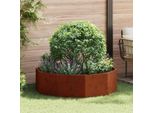Maison Exclusive - Vaso Da Fiori Ruggine 120 X 120 X 35 Cm Acciaio Resistente Alle Intemperie