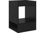 Vidaxl Tavolino Nero Effetto Rovere 40 X 40 X 56 Cm
