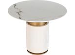 Elegante Tavolo Da Pranzo Rotondo Bianco Tavolo Da Pranzo Di Design In Legno