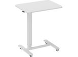 Fortuna Lai Regolabile In Altezza Seduta In Piedi A Forma Di C Scrivania Salvaspazio Tavolino Per Laptop Scrivania In Piedi Tavolino Con Rotelle Per Studio Soggiorno Bianco Portata Massima 70 Kg 65 X 48 X 70-110 Cm |