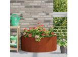 Maison Exclusive - Vaso Da Fiori Ruggine 90 X 45 X 35 Cm Acciaio Resistente Alle Intemperie