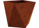 Maison Exclusive - Vaso Da Fiori Ruggine 50 X 50 X 50 Cm Acciaio Resistente Alle Intemperie