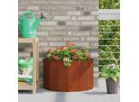 Maison Exclusive - Vaso Da Fiori Ruggine 60 X 30 X 35 Cm Acciaio Resistente Alle Intemperie