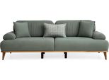 Comodo Divano Imbottito Di Design A 3 Posti Per Soggiorno Elegante Divano In Tessuto
