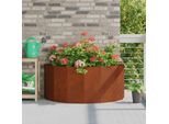 Maison Exclusive - Vaso Da Fiori Ruggine 120 X 60 X 50 Cm Acciaio Resistente Alle Intemperie