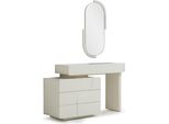 Elegante Set Per Camera Da Letto – Toeletta Con Specchio Abbinato