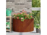 Maison Exclusive - Vaso Da Fiori Ruggine 90 X 45 X 50 Cm Acciaio Resistente Alle Intemperie