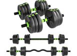 Fortuna Lai Set Di Manubri Regolabili 25 Kg Set Di Manubri Corti Manubri Lunghi Set Di Manubri Per Allenamento Di Forza