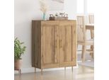 Maison Exclusive - Credenza In Rovere Artigianale 69,5 X 34 X 90 Cm Legno Composito E Ferro
