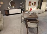 Set Da Pranzo Moderno Tavolo In Legno Designer 6 Sedie Elegante Consolle