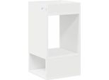Vidaxl Tavolino Bianco 30 X 30 X 56 Cm Materiale Ligneo