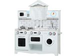 Fortuna Lai Cucina Giocattolo Per Bambini Con Forno, Lavello, Funzione Sonora E Accessori Regalo Per Bambine E Bambini Dai 3 Ai 6 Anni Bianco