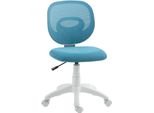 Sedia Da Ufficio Fortuna Lai Sedia Da Scrivania Ergonomica Con Schienale A Forma Di C, Regolabile In Altezza Blu