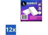 Nimbus – Spugna Miracolosa – Spugna In Melamina – Confezione Risparmio - Confezione Risparmio - 12 Pezzi