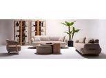 Moderno Salotto Beige Set Divani Designer 3 Posti Mobili In Tessuto