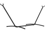 Fortuna Lai Supporto Per Amaca Supporto Metallico Con Ganci 280 X 120 X 110 Cm Fino A 120 Kg Per Giardino E Spiaggia