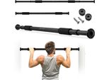 Barra Per Trazioni Hypermotion 80-130 Cm, Barra Per Porte Senza Forature, Fino A 150 Kg, Regolabile, Nera