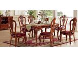 Elegante Set Da Pranzo Classico Robusto Tavolo Da Pranzo 6 Sedie