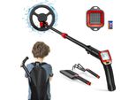 Metal Detector Per Bambini - Metal Detector - Regolabile Da 41 A 89 Cm - Bobina Impermeabile Da 16,5 Cm - Display Lcd - Alimentato A Batteria, Batteria Inclusa - Leggero