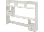 Libreria - Mobili Per Soggiorno - 2 Cassetti - Spazio Di Archiviazione Nell'armadio - Design Moderno E Minimalista - Facile Da Montare - Bianco Caldo
