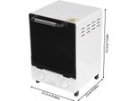 Sterilizzatore Per Strumenti 12 L - Calore Secco/Autoclave - Alta Temperatura - Con Inserto - Per Strumenti Per Manicure E Strumenti Dentali