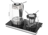 Bollitore Per Tè - Bollitore Elettrico - 1800 W - 3,0 L - Selezione Della Temperatura - Vetro - Display Lcd - Touch E Tasti - Nero