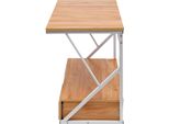 Scaffale Da Cucina - Scaffale Per Microonde - 2 Ripiani - Legno - Per Piano Di Lavoro - Con 1 Cassetto - Menta