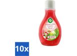 Air Wick – Deodorante Per Ambienti – Active Wick Lampone & Fiori – 375 Ml - Confezione Risparmio - 10 Pezzi