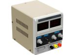 Alimentatore Cc - Alimentatore Da Laboratorio - Regolabile 0-15 V - Corrente 0,6-2 A - Potenza 50 W - Display Led - Per Riparazione Cellulari - Grigio