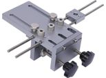 Maschio 3 In 1 Per Tasselli E Fori Ciechi - Dima E Guida Per Foratura - 6/8/10 Mm - Foratura Verticale Per Legno - Grigio Scuro