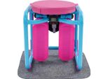 Stepper Idraulico Multifunzione - Mini Stepper - Con Bande Elastiche Di Resistenza - Per L'allenamento A Casa - Allenamento Cardio - Multicolore
