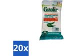 Carolin – Salviette – Eucalipto – 80 Salviette - Confezione Risparmio - 20 Pezzi
