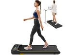Tapis Roulant Walking Pad - URTM026 - 1-6 Km/H - Portata 120 Kg - Motore Da 2,25 Cv - Superficie Di Corsa 102×38 Cm - Telecomando Bluetooth - Display Led - Nero