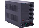 Alimentatore Da Laboratorio Cc - DPS305U - Regolabile 0-30 V - 0-5 A - 150 W - Spina Ue - Con Cavo Di Alimentazione - Nero