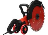 Sega Elettrica Per Calcestruzzo - Scanalatrice Per Muri - Lama Diamantata Da 40,6 Cm - 3000 Giri/Min - Pompa Dell'acqua - Spina Ue - - Per Calcestruzzo/Mattoni/Pietra - Rosso