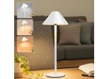 Rosikey Lampada Da Tavolo Led Senza Fili - Lampada Da Tavolo Ricaricabile Magnetica Orientabile A 360° - Lampada Da Comodino Dimmerabile Bianca Set Da 1