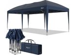 Gazebo Pieghevole Zelsius 3 X 6 M, Blu, Gazebo Pieghevole Pop-Up, Tenda Da Giardino, Tenda Per Feste Con Borsa