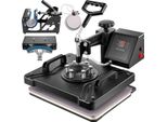 Pressa A Caldo 5 In 1 Macchina Pressa A Caldo 38X30 Cm Pressa Per Magliette Macchina Per La Stampa Su Tazze Macchina Multifunzione Per Trasferimento Termico Per Magliette, Tazze, Cappelli, Piatti Stampante Per Trasferimento