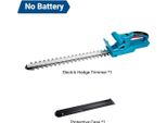 Tagliasiepi/Tagliarecci - Senza Fili A Batteria - Lama Da 51 Cm - 3000 W - Lama A Doppio Taglio - Compatibile Con 18 V - Senza Batteria - Nero