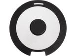 Orion | Coperchio In Silicone Per Pentole E Padelle - Coperchio In Silicone In Vetro - 27 Cm - Coperchio In Vetro - Con Manico In Silicone - Grande Combi