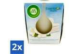 Air Wick – Candela Profumata – Bucato Fresco Con Oli Essenziali – 105 G – Confezione Risparmio – 2 Pezzi